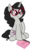 Size: 600x924 | Tagged: safe, artist:obeliskgirljohanny, oc, oc only, oc:seraphim cyanne, pony, unicorn, 2018 community collab, derpibooru community collaboration, glasses, looking at you, notebook, raised hoof, simple background, sitting, solo, transparent background