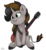 Size: 712x768 | Tagged: safe, artist:seafooddinner, oc, oc only, oc:emerald whiplash, classical unicorn, pony, unicorn, bad guitar anatomy, cloven hooves, commission, female, guitar, horn, leonine tail, mare, musical instrument, simple background, sitting, solo, transparent background, unshorn fetlocks