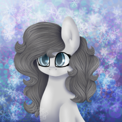 Size: 4000x4000 | Tagged: safe, artist:itssopanda, oc, oc only, oc:will'o of the wisps, earth pony, pony, absurd resolution, bust, female, mare, portrait, solo