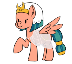 Size: 2000x1791 | Tagged: safe, artist:raptorfarts, somnambula, pegasus, pony, g4, clothes, female, mare, raised hoof, see-through, simple background, solo, transparent background