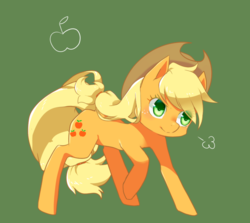 Size: 2000x1780 | Tagged: safe, artist:kkmrarar, applejack, earth pony, pony, g4, breath, female, solo