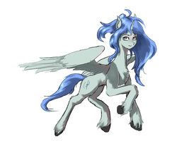 Size: 3000x2400 | Tagged: safe, artist:aidelank, oc, oc only, oc:bernice, alicorn, pony, female, high res, mare, solo