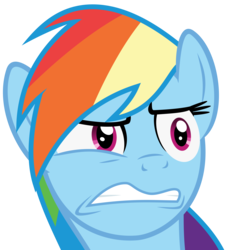 Size: 3000x3188 | Tagged: safe, artist:sollace, rainbow dash, pegasus, pony, daring done?, g4, .svg available, cringing, faic, female, frown, grimace, high res, show accurate, simple background, solo, transparent background, vector