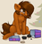 Size: 830x884 | Tagged: safe, artist:marsminer, oc, oc only, oc:venus spring, pony, unicorn, adventure in the comments, chest fluff, christmas, christmas tree, coal, crossing the line twice, crying, female, heartbreak, holiday, mare, moral event horizon, present, pure unfiltered evil, sad, sitting, solo, tearjerker, too far man, tree, venus spring having a bad time, we are going to hell