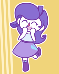 Size: 624x788 | Tagged: safe, artist:typhwosion, rarity, human, equestria girls, g4, animal crossing, crossover, cute, female, humanized, raribetes, smiling, solo