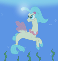 Size: 1579x1666 | Tagged: safe, artist:04startycornonline88, princess skystar, seapony (g4), g4, my little pony: the movie, female, solo, underwater