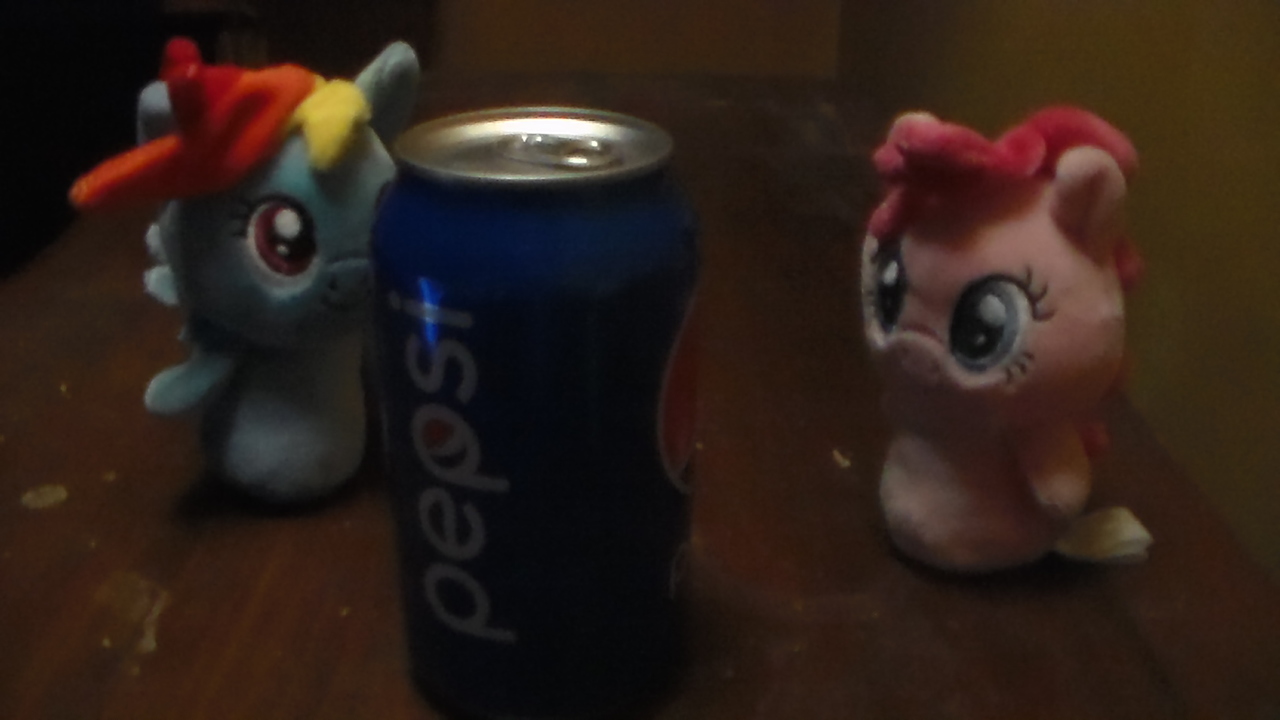 #1616315 - safe, pinkie pie, rainbow dash, hallmark itty bittys, pepsi ...