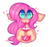 Size: 3518x3299 | Tagged: safe, artist:bunxl, fluttershy, pony, g4, big eyes, blushing, bust, colored pupils, drinking, drinking straw, female, floppy ears, heart, high res, holding, looking at you, portrait, simple background, soda, solo, sparkly eyes, transparent background, wingding eyes