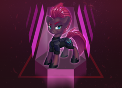 Size: 1024x739 | Tagged: dead source, safe, artist:freckleplant, tempest shadow, pony, unicorn, g4, my little pony: the movie, armor, broken horn, female, horn, mare, solo
