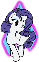 Size: 780x1250 | Tagged: safe, artist:brownie-bytes, rarity, pony, unicorn, g4, female, mare, simple background, solo, transparent background