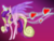 Size: 2800x2100 | Tagged: safe, artist:nn-op6666, princess cadance, alicorn, pony, g4, female, gradient background, heart, high res, magic, mare, solo, spread wings, wings