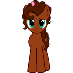 Size: 1200x1200 | Tagged: safe, artist:thequeen, pinkie pie, oc, oc:cracker, 2018 community collab, derpibooru community collaboration, g4, looking at you, plushie, simple background, transparent background