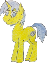 Size: 1533x2072 | Tagged: safe, artist:aponywithnoname, oc, oc only, pony, 2018 community collab, derpibooru community collaboration, simple background, solo, traditional art, transparent background