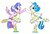 Size: 1965x1318 | Tagged: safe, artist:hihin1993, starlight glimmer, twilight sparkle, alicorn, pony, unicorn, a royal problem, g4, ballerina, blushing, clothes, dancing, glimmerina, leotard, traditional art, tutu, tutu cute, twilarina, twilight sparkle (alicorn)