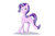 Size: 1024x678 | Tagged: safe, artist:melodis, starlight glimmer, pony, unicorn, g4, doodle, female, mare, missing cutie mark, raised leg, simple background, sketch, smiling, solo, white background