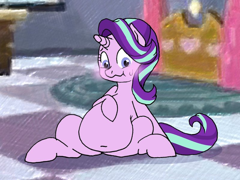 starlight glimmer belly button