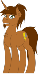 Size: 1788x3430 | Tagged: safe, artist:wcnimbus, oc, oc only, oc:coppercore, pony, unicorn, 2018 community collab, derpibooru community collaboration, male, simple background, stallion, standing, transparent background