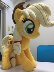 Size: 900x1200 | Tagged: safe, artist:alicornparty, applejack, g4, cute, irl, photo, plushie