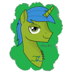 Size: 737x737 | Tagged: safe, artist:speedy1369, oc, oc only, oc:jazzy love, pony, unicorn, bust, equine, lidded eyes, looking at you, simple background, solo, transparent background