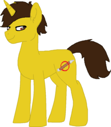 Size: 768x882 | Tagged: safe, artist:lance blazer, oc, oc only, pony, unicorn, 2018 community collab, derpibooru community collaboration, arrow, bow (weapon), bow and arrow, male, simple background, stallion, transparent background, weapon