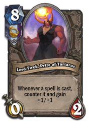 Size: 306x432 | Tagged: safe, artist:quizzicalkisses, editor:luxuria, lord tirek, g4, blizzard entertainment, card, hearthpwny, hearthstone, warcraft