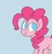 Size: 1100x1150 | Tagged: safe, artist:rozzertrask, pinkie pie, earth pony, pony, g4, female, mare, simple background, solo