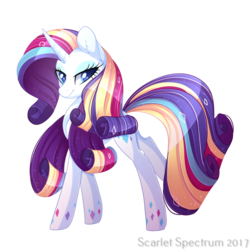 Size: 1024x1024 | Tagged: safe, artist:scarlet-spectrum, rarity, pony, unicorn, g4, female, mare, rainbow power, simple background, slender, solo, thin, transparent background