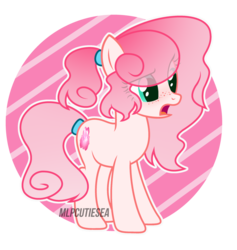 Size: 1024x1081 | Tagged: safe, artist:aquakittymlp, oc, oc only, oc:hair up, earth pony, pony, base used, simple background, transparent background, watermark