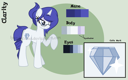 Size: 1669x1046 | Tagged: safe, artist:ipandacakes, oc, oc only, oc:clarity, pony, unicorn, female, glasses, mare, offspring, parent:fancypants, parent:rarity, parents:raripants, reference sheet, solo