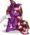 Size: 387x457 | Tagged: safe, artist:macaroonburst, oc, oc only, oc:shadow note, pony, unicorn, female, mare, scythe, simple background, solo, transparent background