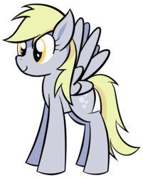 Size: 3024x3768 | Tagged: safe, artist:reconprobe, derpy hooves, pony, g4, female, high res, mare, simple background, solo, standing