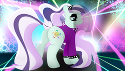 Size: 7680x4320 | Tagged: safe, artist:startledflowerpony, coloratura, pony, g4, absurd resolution, butt, coloratur-ass, countess coloratura, female, plot, solo