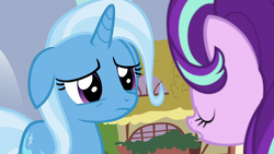 Size: 1280x720 | Tagged: safe, screencap, starlight glimmer, trixie, all bottled up, g4