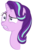 Size: 7000x10500 | Tagged: safe, artist:tardifice, starlight glimmer, pony, unicorn, g4, absurd resolution, bust, disturbed, female, gritted teeth, mare, portrait, raised eyebrow, simple background, solo, transparent background, vector