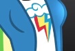 Size: 109x75 | Tagged: safe, screencap, rainbow dash, equestria girls, g4, my little pony equestria girls: rainbow rocks, awesome as i want to be, boobshot, breasts, cropped, female, picture for breezies, pictures of chests, solo