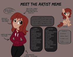 Size: 1098x869 | Tagged: dead source, safe, artist:wubcakeva, oc, oc only, earth pony, pony, equestria girls, g4, clothes, earth pony oc, equestria girls ponified, female, ponified, reference sheet, smiling