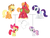 Size: 3000x2250 | Tagged: safe, apple bloom, applejack, big macintosh, rarity, sweetie belle, earth pony, pony, unicorn, g4, applecest, family tree, female, filly, foal, half-siblings, half-sisters, headcanon, high res, incest, male, mare, ship:applemac, ship:rarimac, shipping, stallion, straight