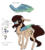 Size: 2480x2777 | Tagged: safe, artist:sweetmelon556, oc, oc only, oc:fianna, pegasus, pony, female, high res, mare, reference sheet, simple background, solo, transparent background