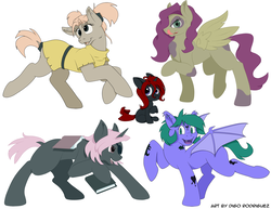 Size: 1280x989 | Tagged: safe, artist:thedigodragon, oc, oc only, bat pony, pony, clothes, eyepatch