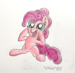 Size: 1000x975 | Tagged: safe, artist:vaser888, pinkie pie, g4, traditional art