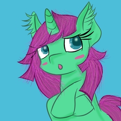 Size: 6000x6000 | Tagged: safe, artist:rainbowtashie, oc, oc only, pony, unicorn, absurd resolution, blushing