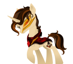 Size: 2442x2136 | Tagged: safe, artist:pedrohander, oc, oc only, oc:gray compass, pony, unicorn, 2018 community collab, derpibooru community collaboration, cape, clothes, high res, simple background, solo, transparent background