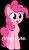 Size: 400x682 | Tagged: safe, pinkie pie, earth pony, pony, g4, black background, captain obvious, cute, diapinkes, female, happy, image macro, mare, meme, open mouth, simple background, solo