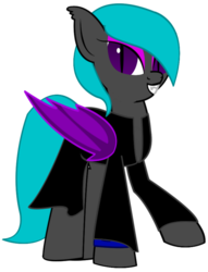 Size: 688x900 | Tagged: safe, artist:prism note, oc, oc only, bat pony, pony, clothes, gauntlet, nightwear, robe, seductive, solo