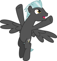 Size: 2820x3012 | Tagged: safe, alternate version, artist:chainchomp2, thunderlane, pegasus, pony, g4, marks and recreation, .svg available, cute, high res, male, simple background, solo, stallion, thunderbetes, transparent background, vector