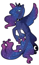 Size: 1024x1728 | Tagged: safe, artist:djspark3, princess luna, seapony (g4), g4, female, looking at you, mare, seaponified, seapony luna, simple background, smiling, solo, species swap, transparent background, watermark