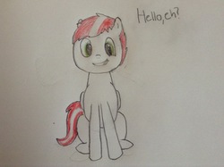 Size: 2592x1936 | Tagged: safe, artist:canuck-telford, oc, oc only, oc:canuck, pony, solo, traditional art