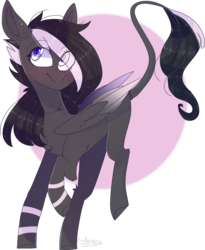 Size: 2439x2969 | Tagged: safe, artist:erinartista, oc, oc only, oc:starry dreams, pegasus, pony, colored wings, colored wingtips, female, high res, mare, solo