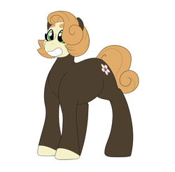 Size: 2804x2753 | Tagged: safe, artist:marukouhai, oc, oc only, oc:lucy, earth pony, pony, female, high res, mare, offspring, parent:cherry jubilee, parent:trouble shoes, simple background, solo, white background