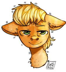 Size: 2722x3000 | Tagged: safe, artist:krotik, pony, bust, floppy ears, high res, portrait, simple background, solo, transparent background